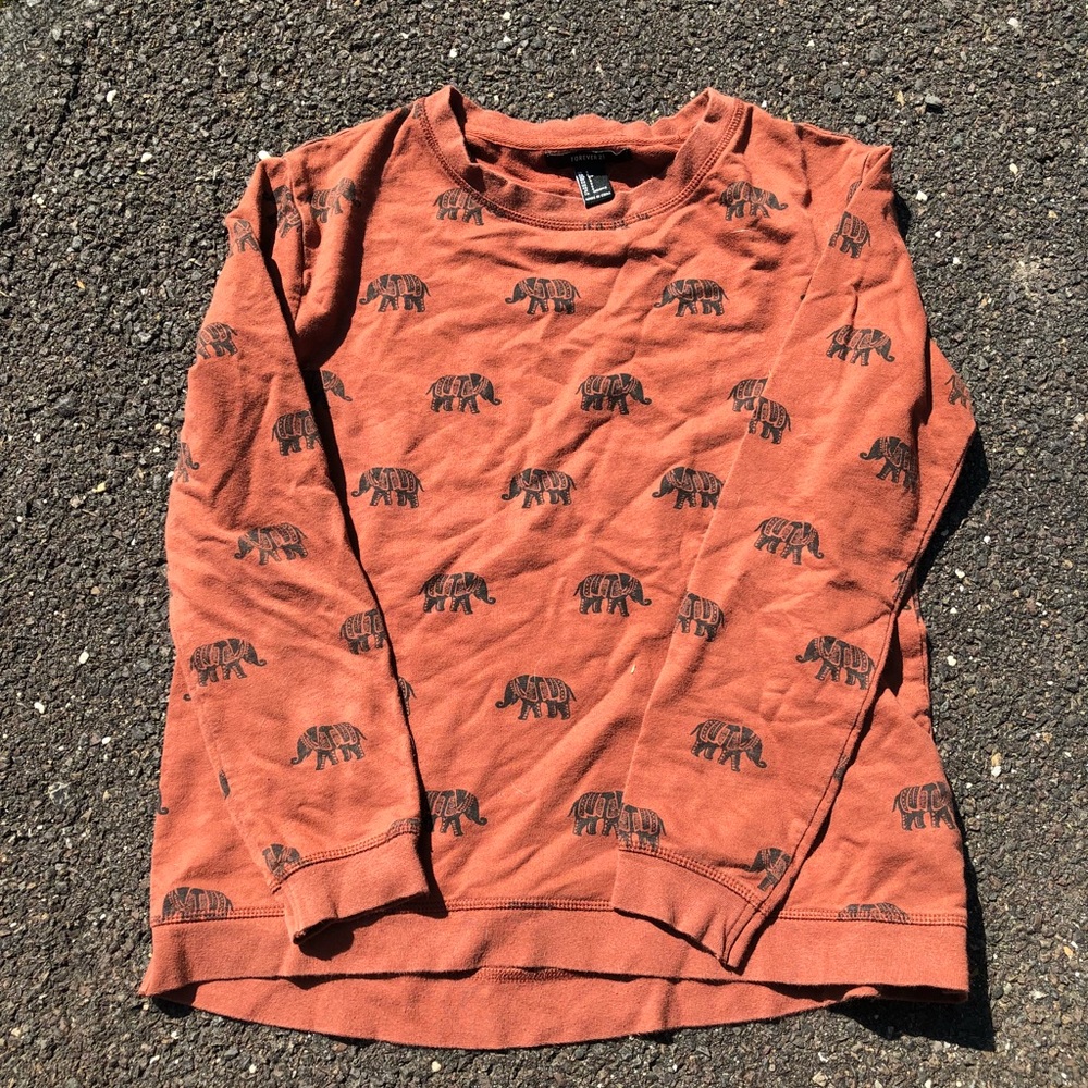 F21 Graphic Sweater